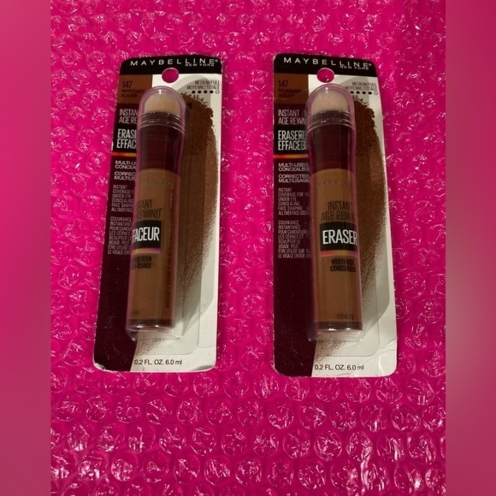 💫 2x Maybelline ERASER INSTANT AGE REWIND Multi-use CONCEALER; Mahogany 147